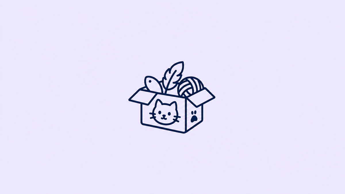 Verrassing box katten