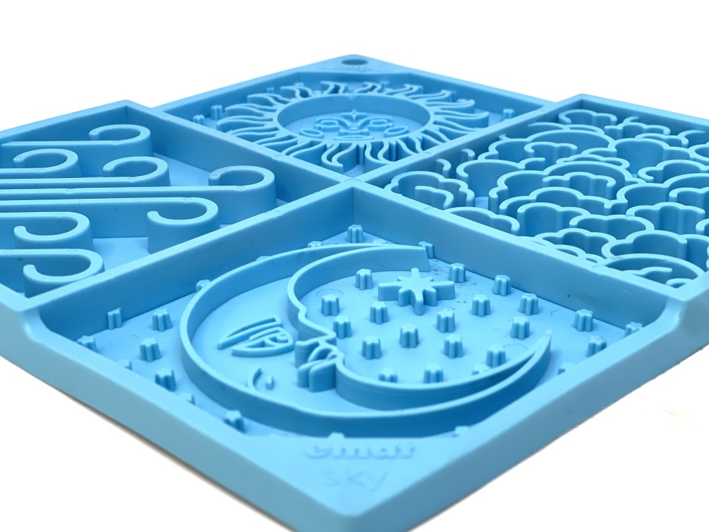 Sodapup Lickmat Sky Design Large - Blauw