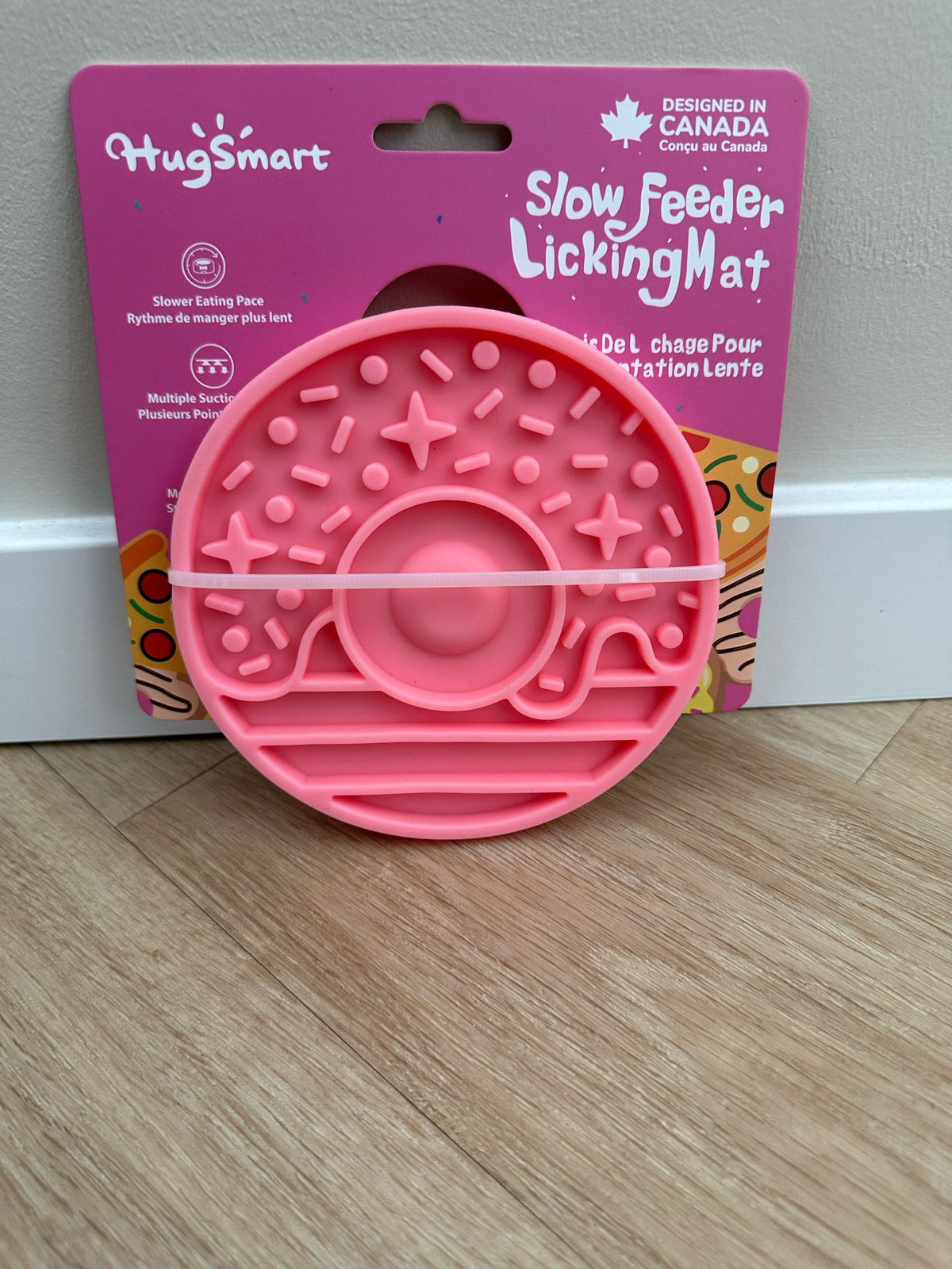 Dog Bowl Pet Lickmat Donut Slow Feeder