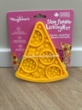 Dog Bowl Pet Lickmat Pizza Slow Feeder