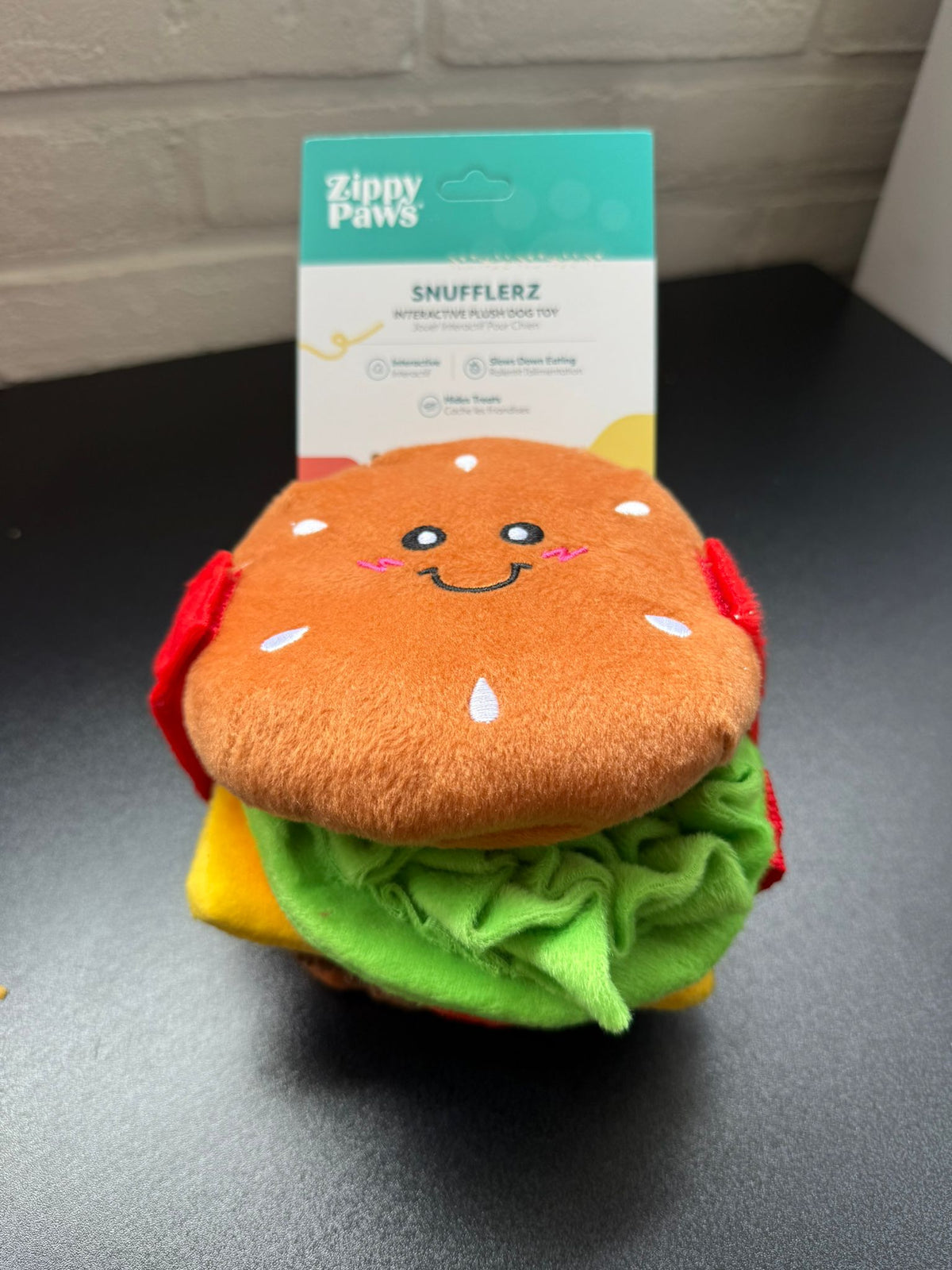 ZippyPaws Snufflerz Stacks – Cheeseburger