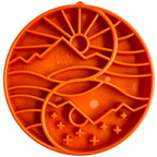 Sodapup Yin Yang Design Shallow Etray Enrichment Slowfeeder Bowl - Oranje