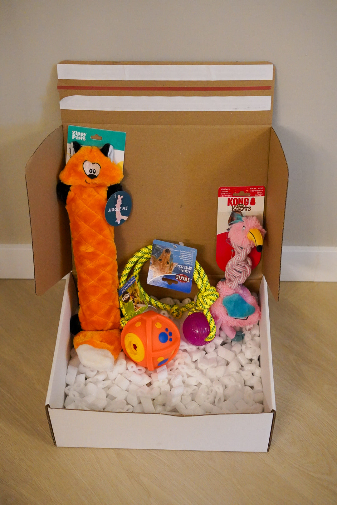 Verrassingsbox hond