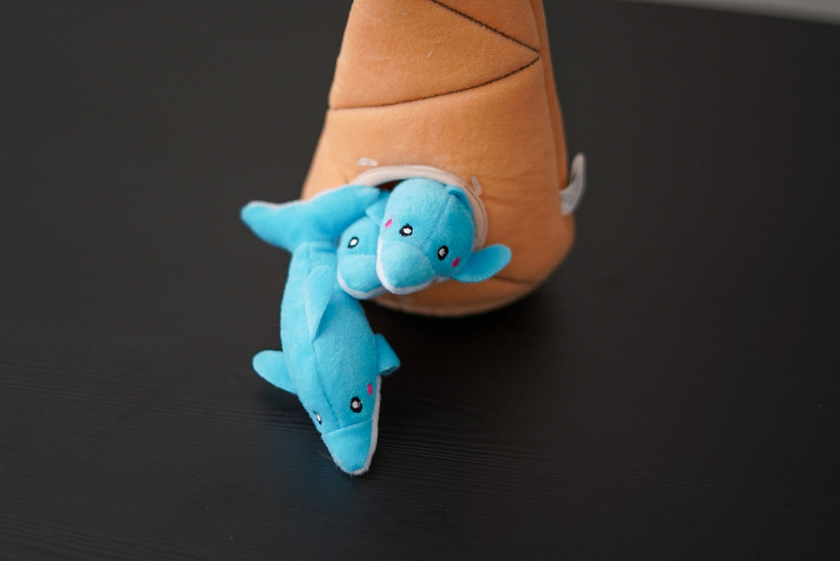 Zippy Burrow Dolphins in Palm Tree