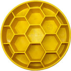 Honeycomb Design Ebowl Slow feeder Yellow