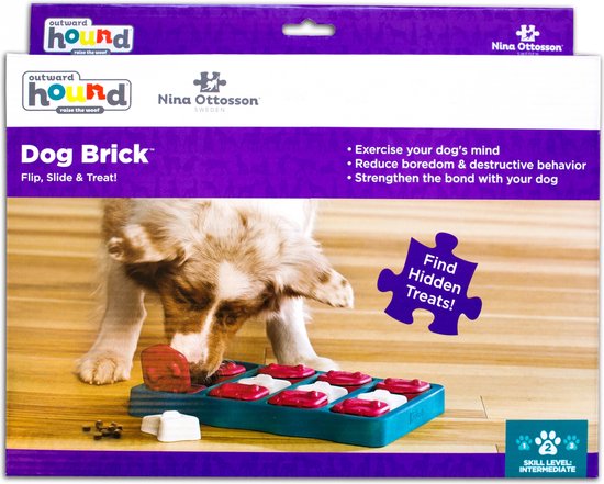 Nina Ottosson Dog Brick Turquoise / Rood