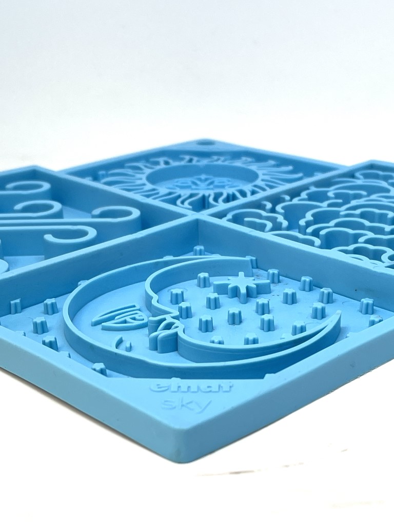 Sodapup Lickmat Sky Design Large - Blauw