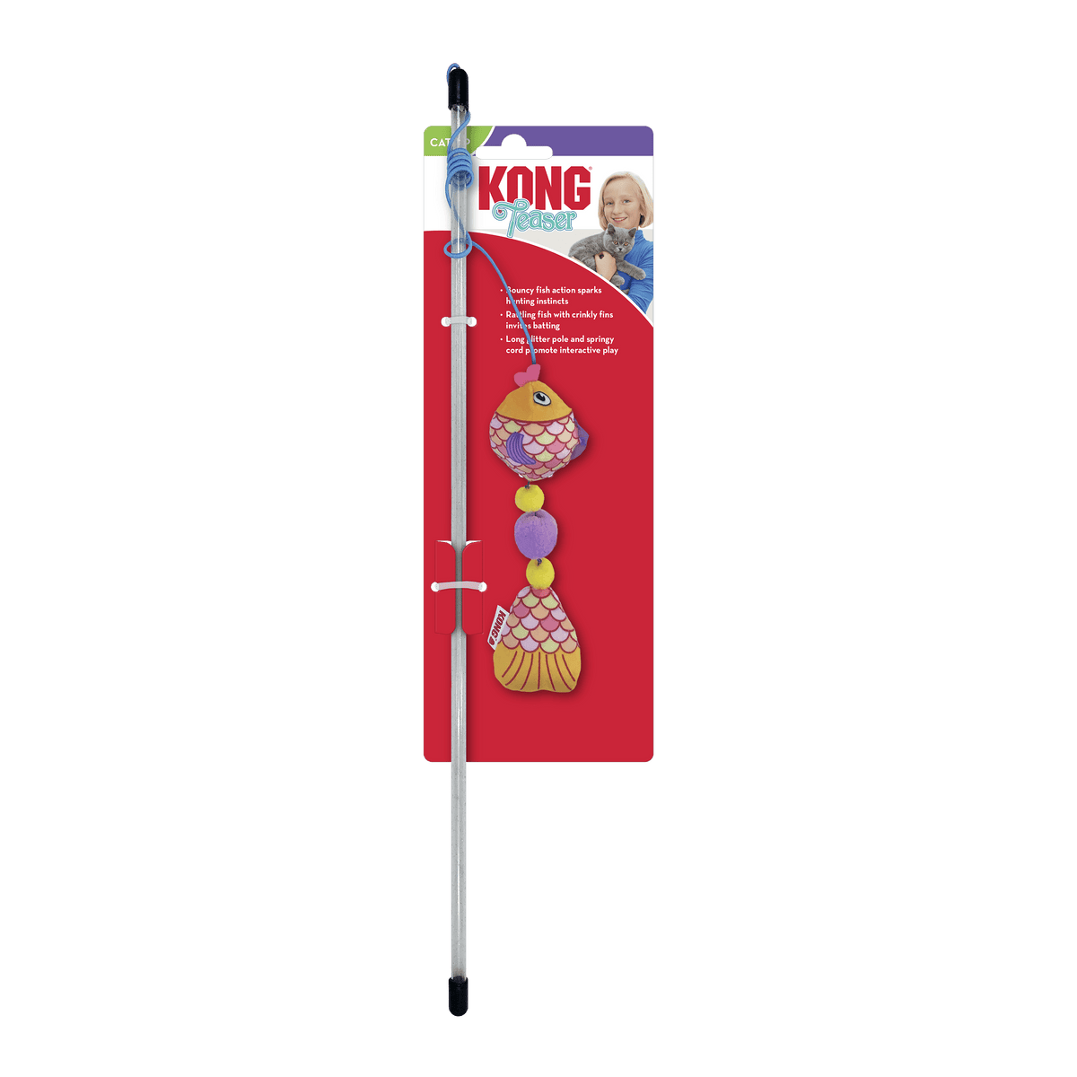 Kong Kattenhengel Scrattles Vis Assorti 47 cm