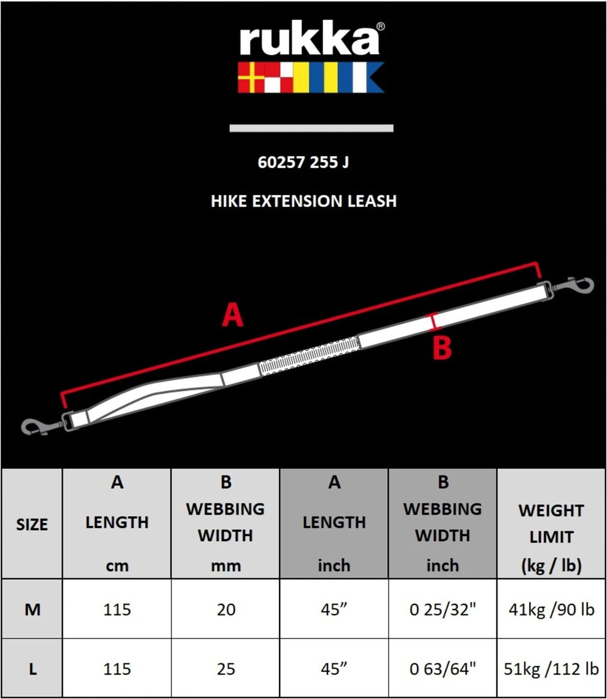 Hike Running Leash - Rukka