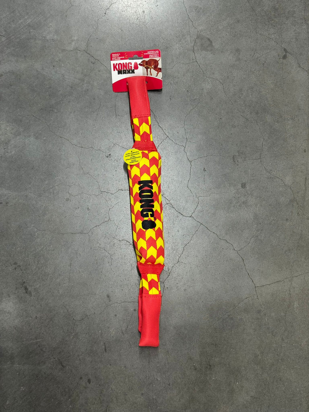 KONG Maxx Tug Rood/Geel