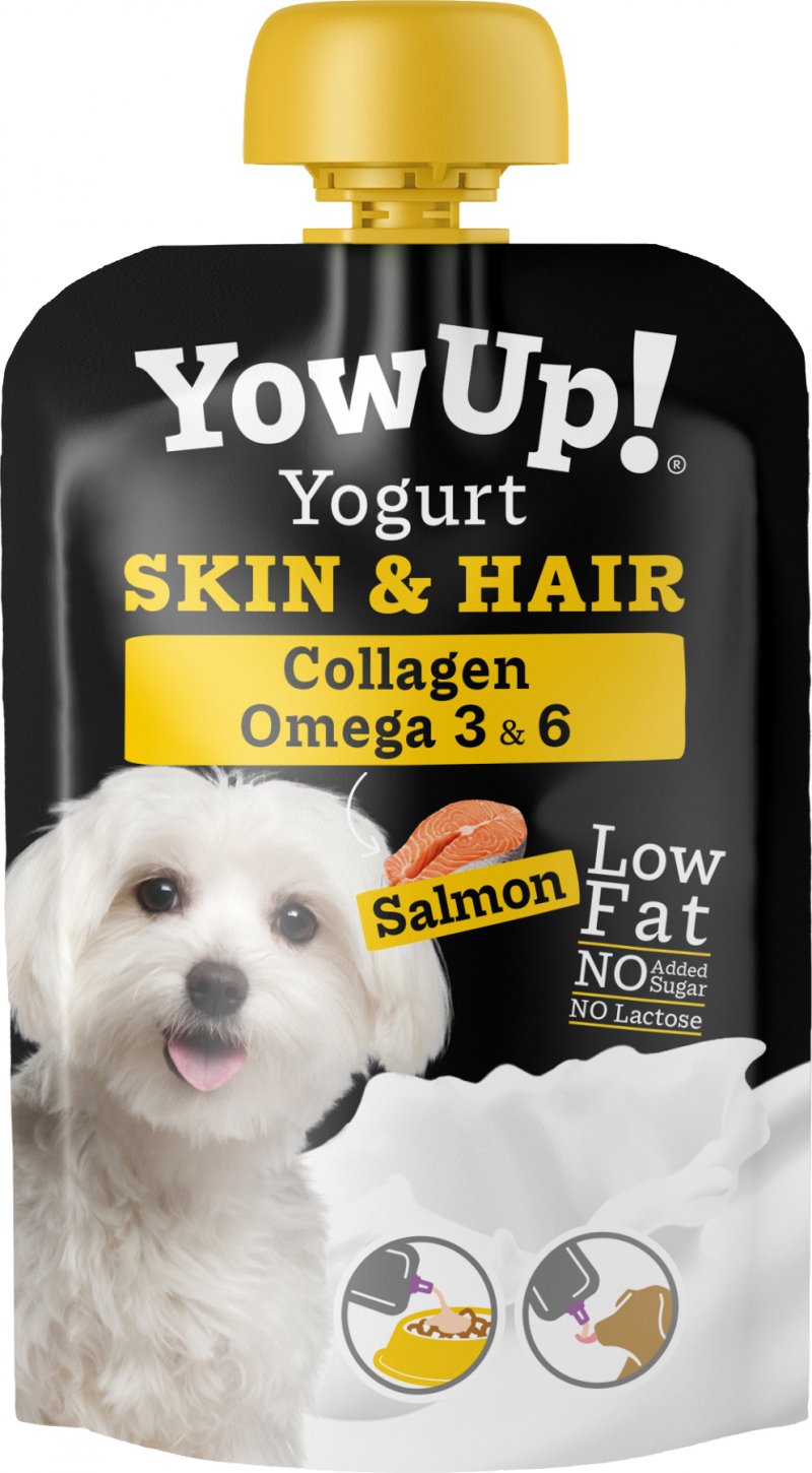YowUp! Yogurt Skin & Hair Salmon Hond